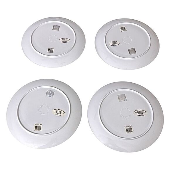 Georgia Tech Yellow Jackets Melamine Plastic Plates LOT of 4 Tailgate College - Picture 2 of 3